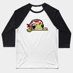 Sneaky japanese gecko frog so cute Baseball T-Shirt